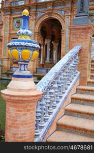 Seville Sevilla Plaza de Espana Andalusia Spain square