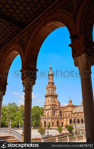 Seville Sevilla Plaza de Espana Andalusia Spain square