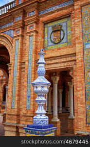 Seville Sevilla Plaza de Espana Andalusia Spain square