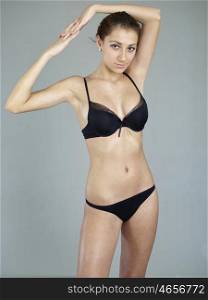 Sexy bikini model