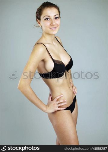 Sexy bikini model