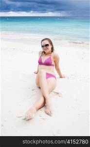 Sexy body on the beach