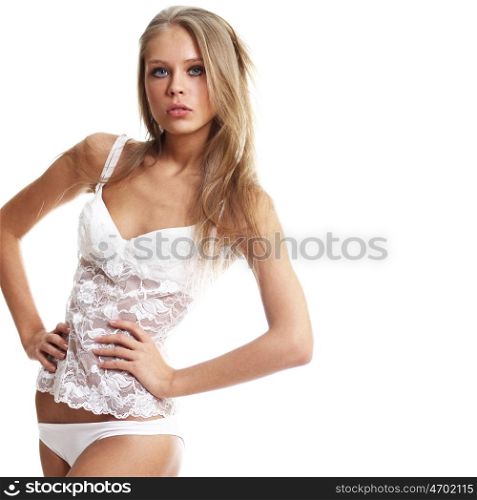 Sexy underwear model
