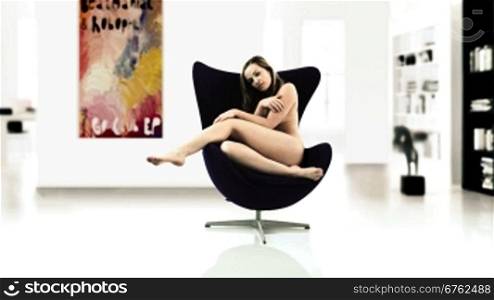 sexy woman on chair