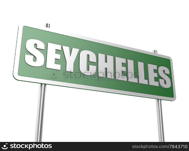 Seychelles image with hi-res rendered artwork that could be used for any graphic design.. Seychelles