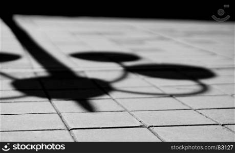 Shadow of the street lamp background. Shadow of the street lamp background hd