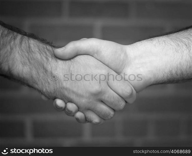 Shaking hands