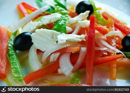 shalgam - Kazakh salad of radish.