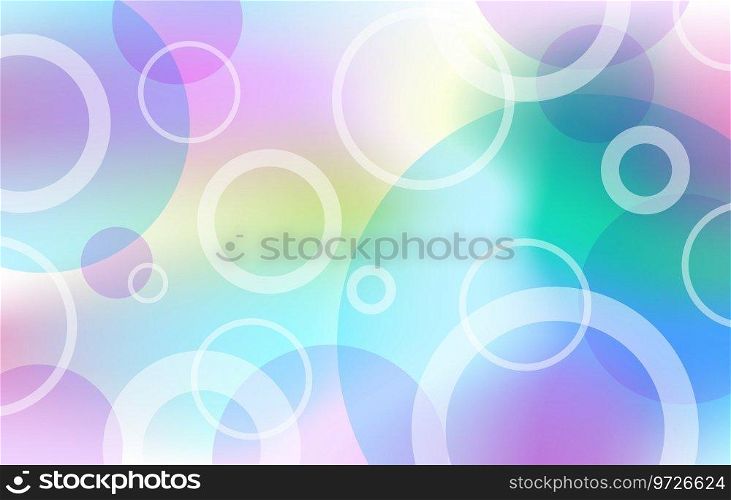 Shape of circles background, blue, turquoise, pink, purple, lilac color combination. 
