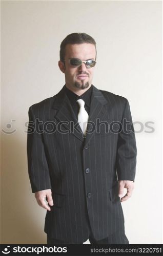 Sharply Dressed Man Wearing Sunglasses