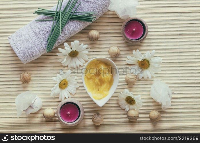 shea butter towel camomiles