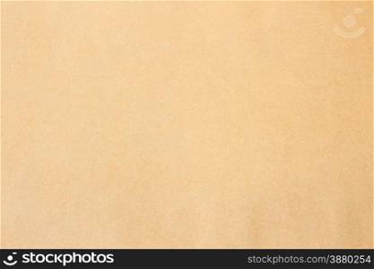 Sheet of clean and clear brown paper, stock photo
