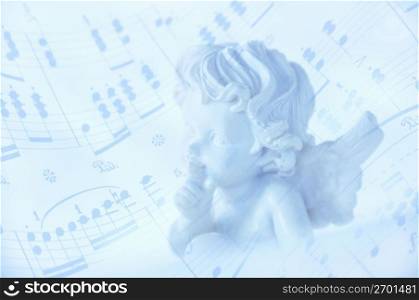 Sheet of music and Angel