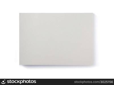 sheet of paper isolated on white background