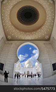 sheikh zayed mosque, abu dhabi, uae, middle east