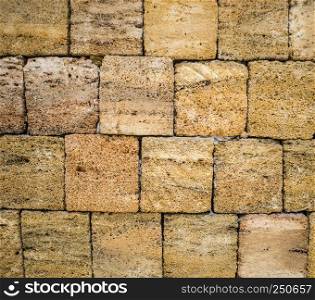 Shellfish bricks texture with aged weathered elements