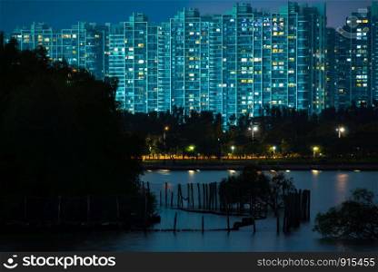 Shenzhen Talent Park skyline at Night, Shenzhen city scenery