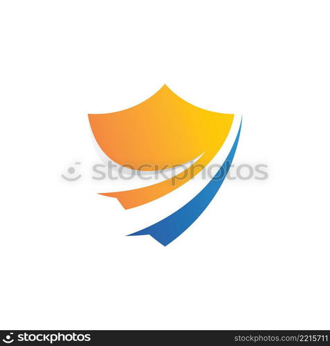 Shield logo template design. vector shield icon