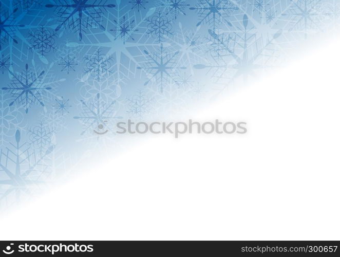 Shiny blue Christmas holiday background. New Year abstract greeting design. Shiny blue Christmas holiday background