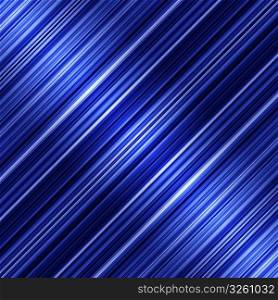 Shiny blue diagonal stripes abstract background.