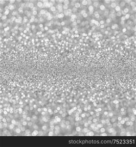 Shiny festive silver background. Abstract texture