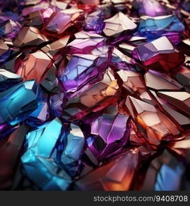 Shiny gem crystal background