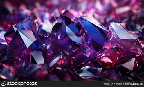 Shiny gem crystal background