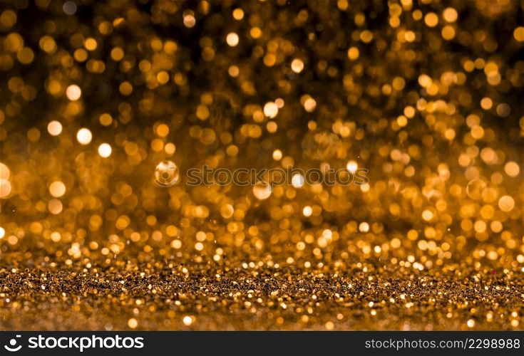 shiny gold glitter