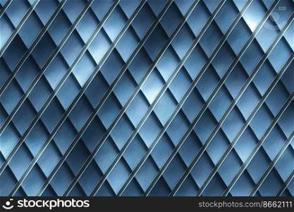 Shiny metal seamless pattern 3d illustrated