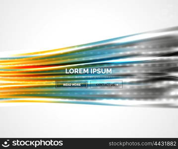 Shiny metallic wave curtain. Abstract background,