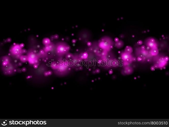 Shiny purple lights abstract bokeh background. Shiny purple lights abstract background with bokeh effect