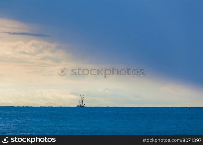 ship at sea