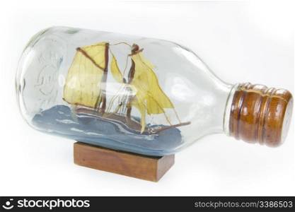 ship in glass bottle
