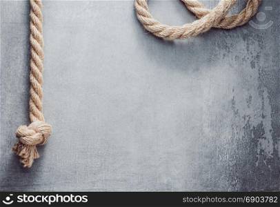 ship rope at old background texture