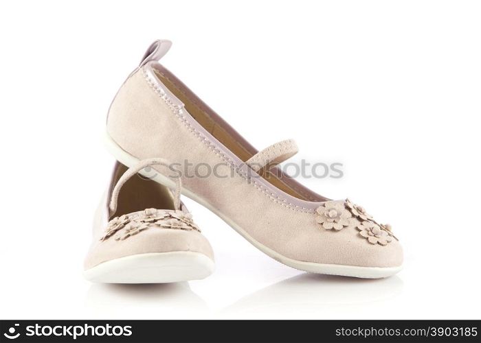 shoes for girls isolated on white background
