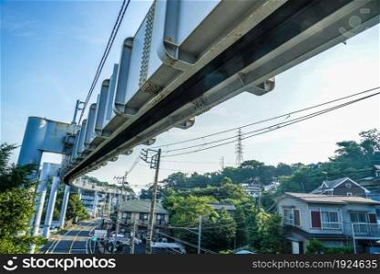 Shonan Monorail and Shonan streets. Shooting Location: Kamakura, Kanagawa Prefecture