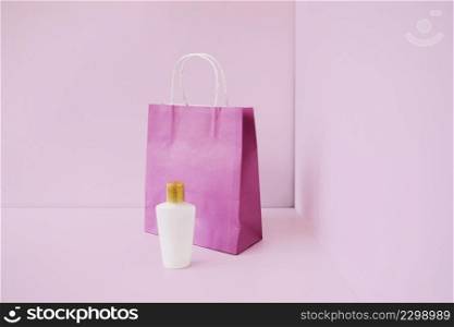 shopping bag beauty plastic bottle