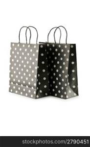 Shopping bag isolated on the white