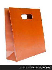 shopping bag, orange color