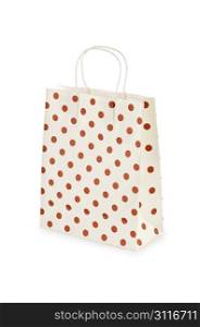 Shopping bags isolated on white