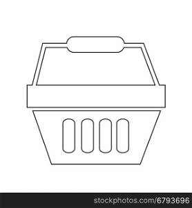 Shopping Basket icon illustration design