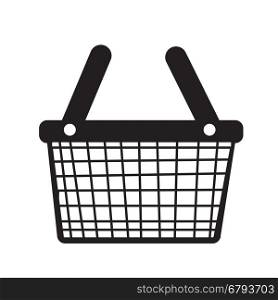 Shopping Basket icon illustration design