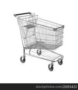 Shopping cart, isolated on white