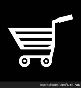 shopping cart trolley icon