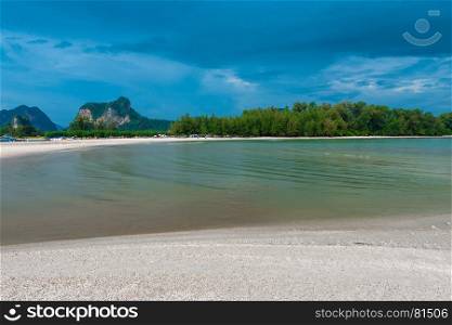 shore of Thailand, Krabi province. Beautiful seascape
