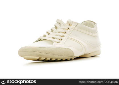 Short shoe isolated on the white background