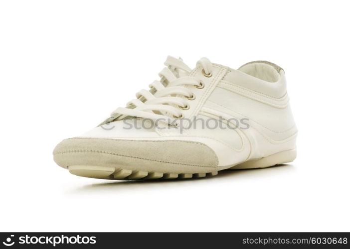 Short shoe isolated on the white background