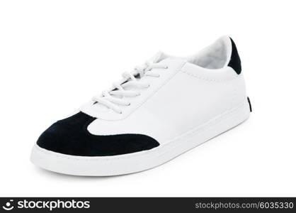 Short shoe isolated on the white background