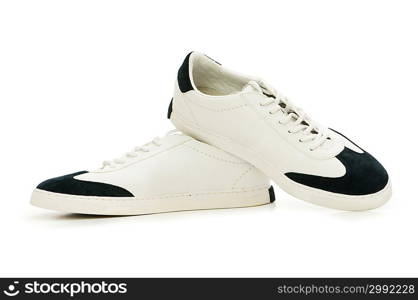 Short shoes isolated on the white background