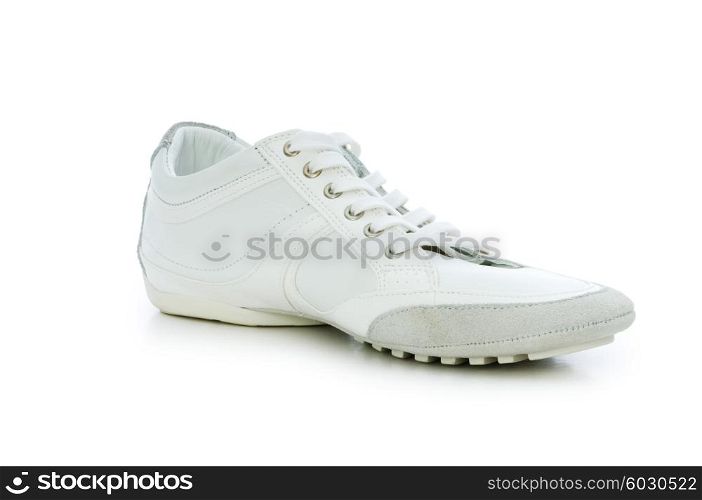 Short shoes isolated on the white background